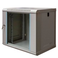 NETBERG Rack ormar 19", 9U, 450 x 600 x 400 mm, zidni, sivi
